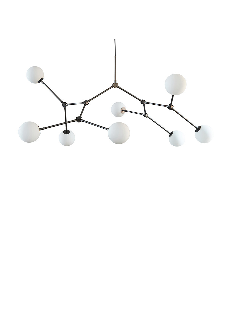 Drop Bulp Chandelier, grey fra 101 Copenhagen