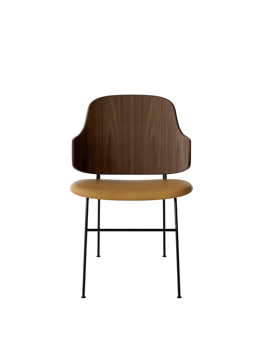 The Penguin Dining Chair, Læder fra Audo Copenhagen (Walnut, Dakar 0250)