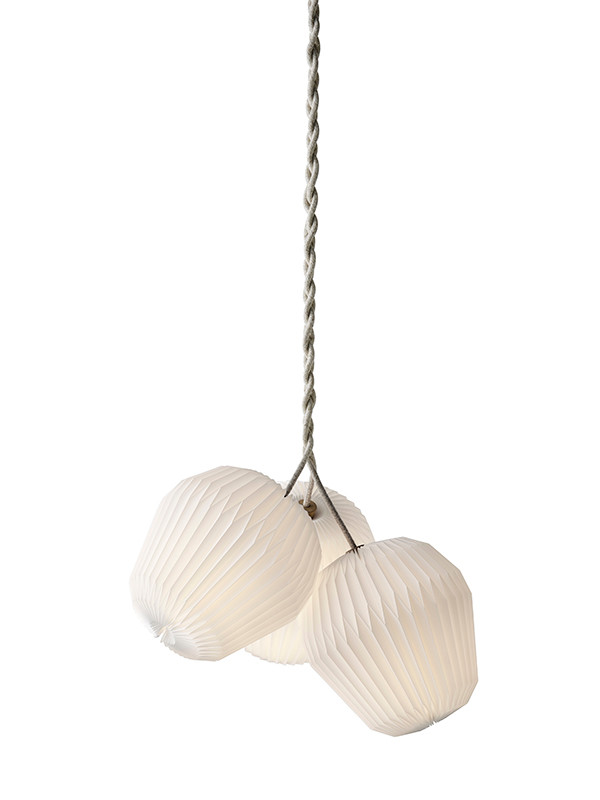 The Bouquet Pendel, medium fra Le Klint (130M-3 - Chandelier med 3 skærme)