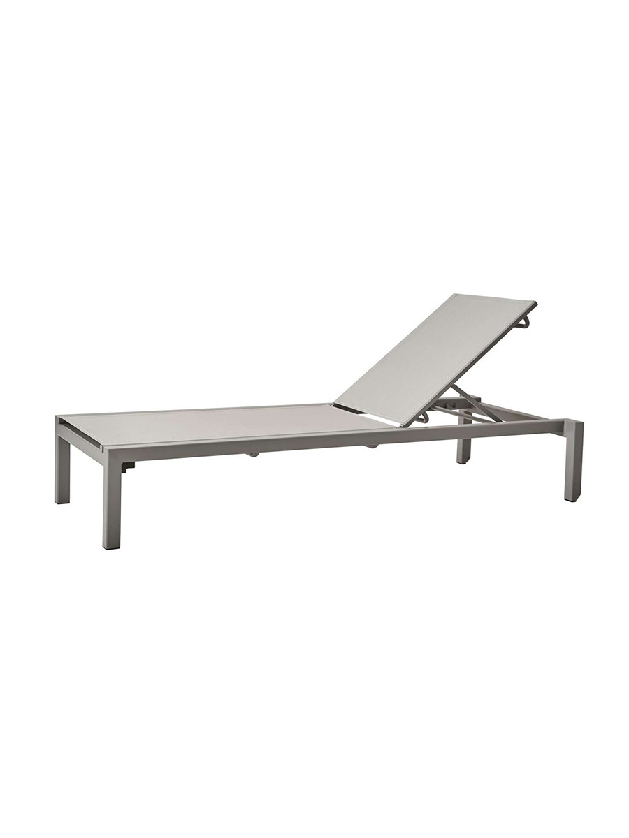Relax solvogn fra Cane-line (Light grey, Ingen hynde)