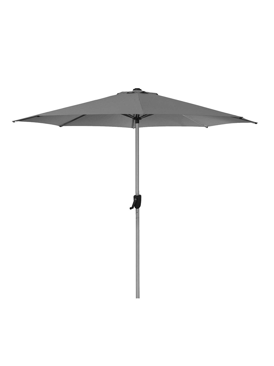 Sunshade parasol Ø300 med krank fra Cane-line (Anthracite)