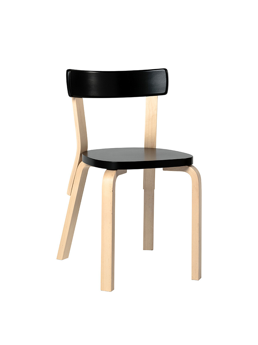 Billede af Chair 69 fra Artek (Sort/Birk)