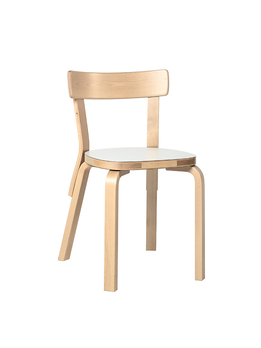 Billede af Chair 69 fra Artek (Hvid laminat)