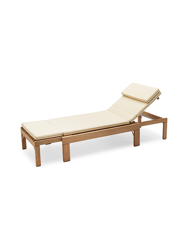 Hynde til Riviera solseng fra Skagerak (Golden Yellow Stripe)