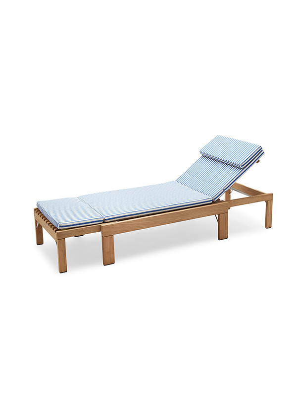Hynde til Riviera solseng fra Skagerak (Sea Blue Stripe)