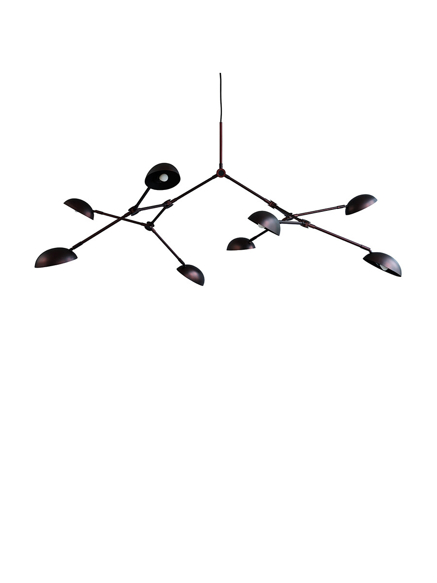 Drop Chandelier, burned black fra 101 Copenhagen