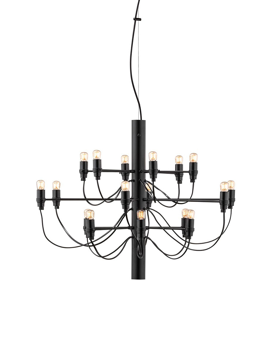 2097/18 Lysekrone fra Flos (Sort)