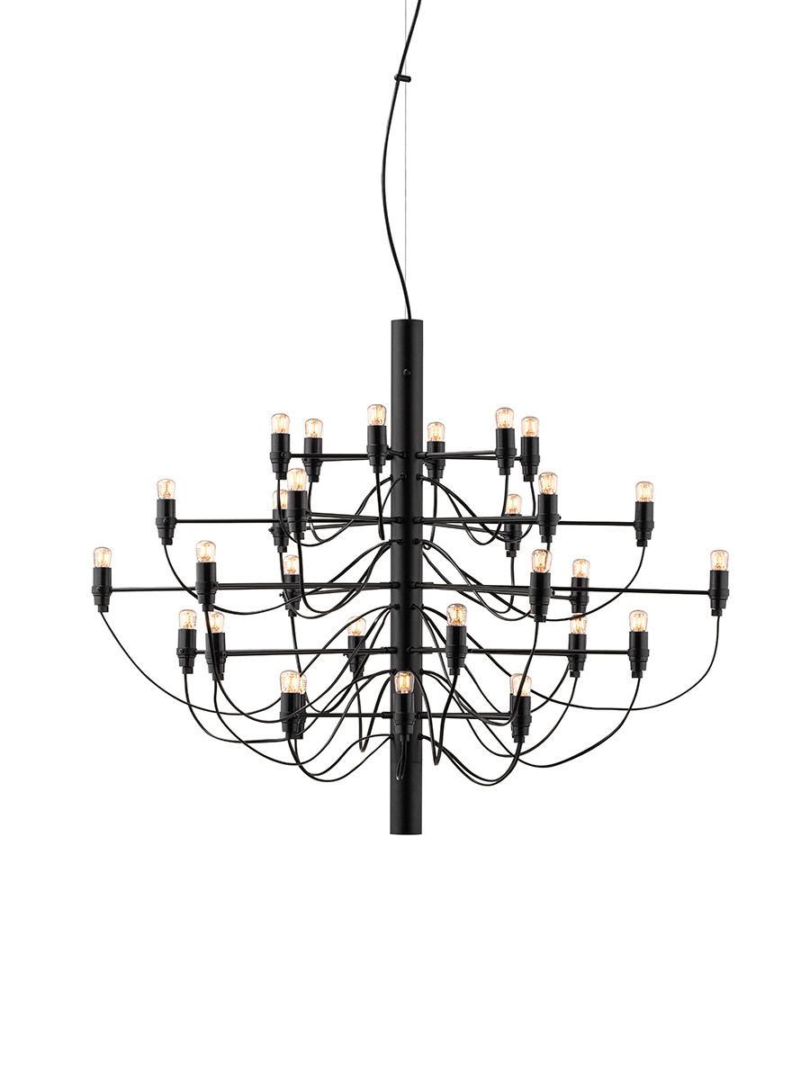 2097/30 Lysekrone fra Flos (Sort LED)