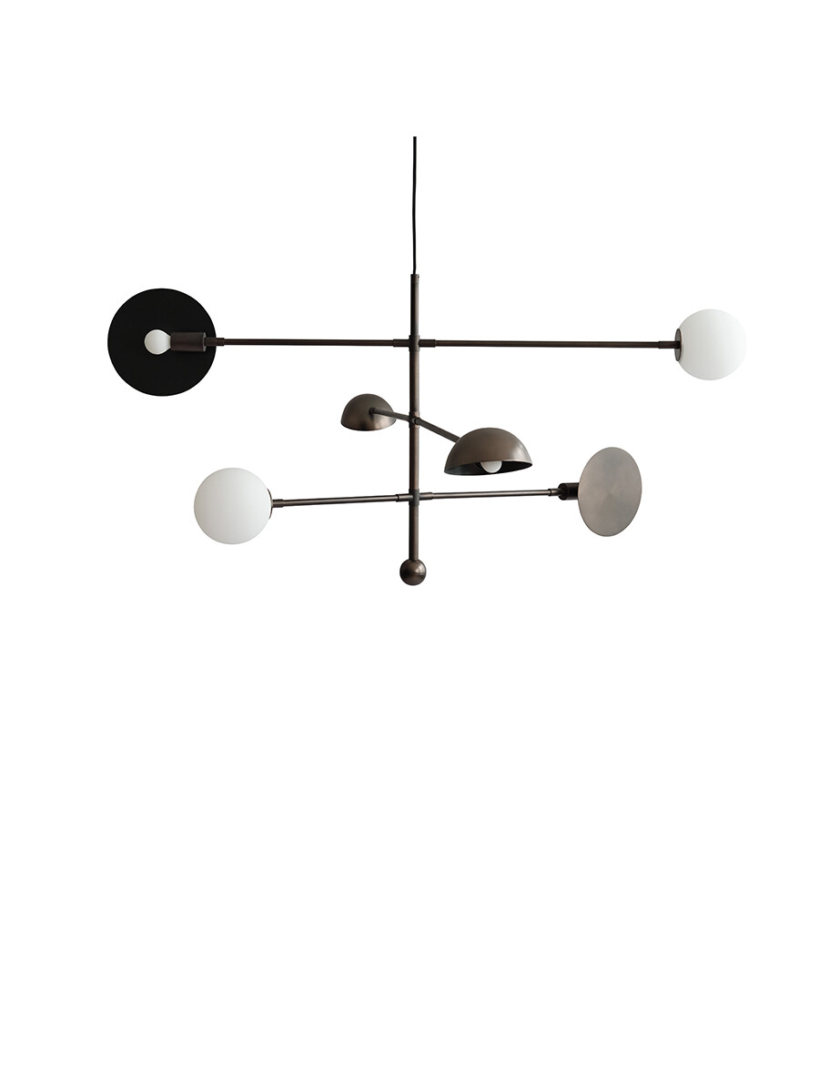 Sahn Chandelier fra 101 Copenhagen (Bronze)