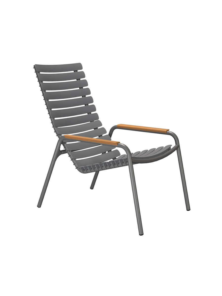 ReClips Lounge Chair, bamboo fra Houe (Dark grey)