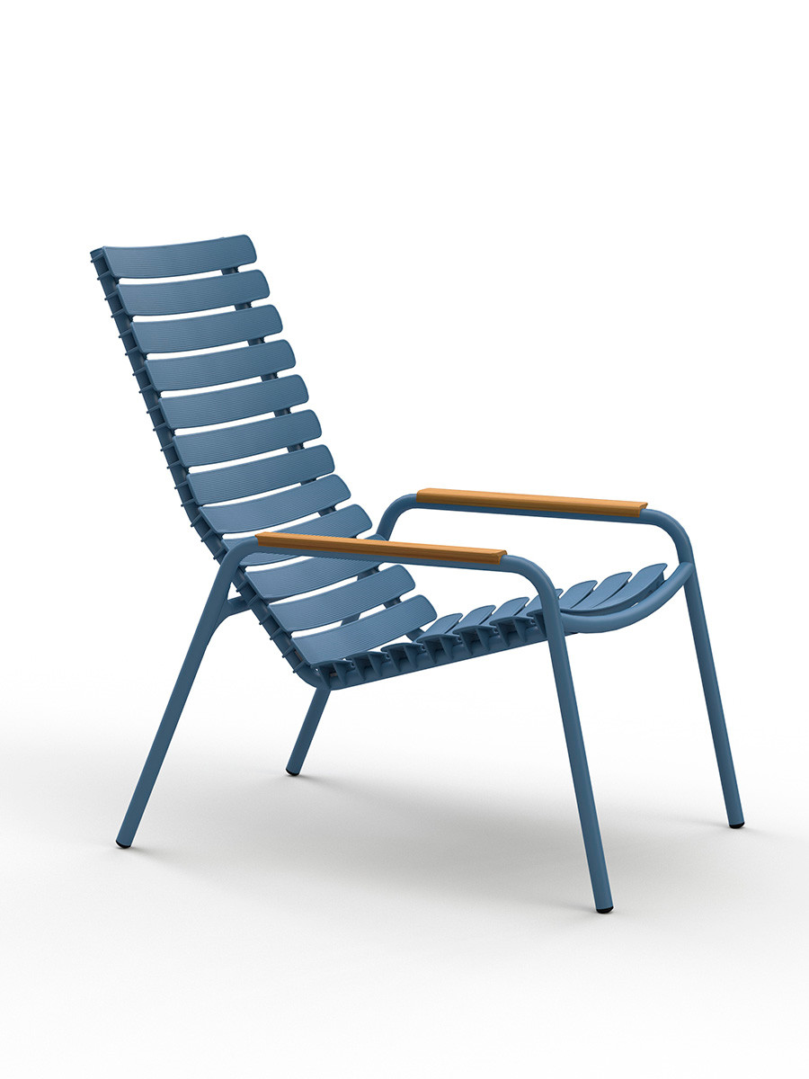 ReClips lounge chair bamboo fra Houe (Sky blue)