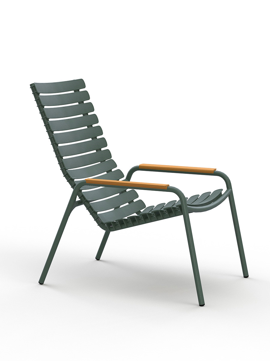 ReClips lounge chair bamboo fra Houe (Olive green)