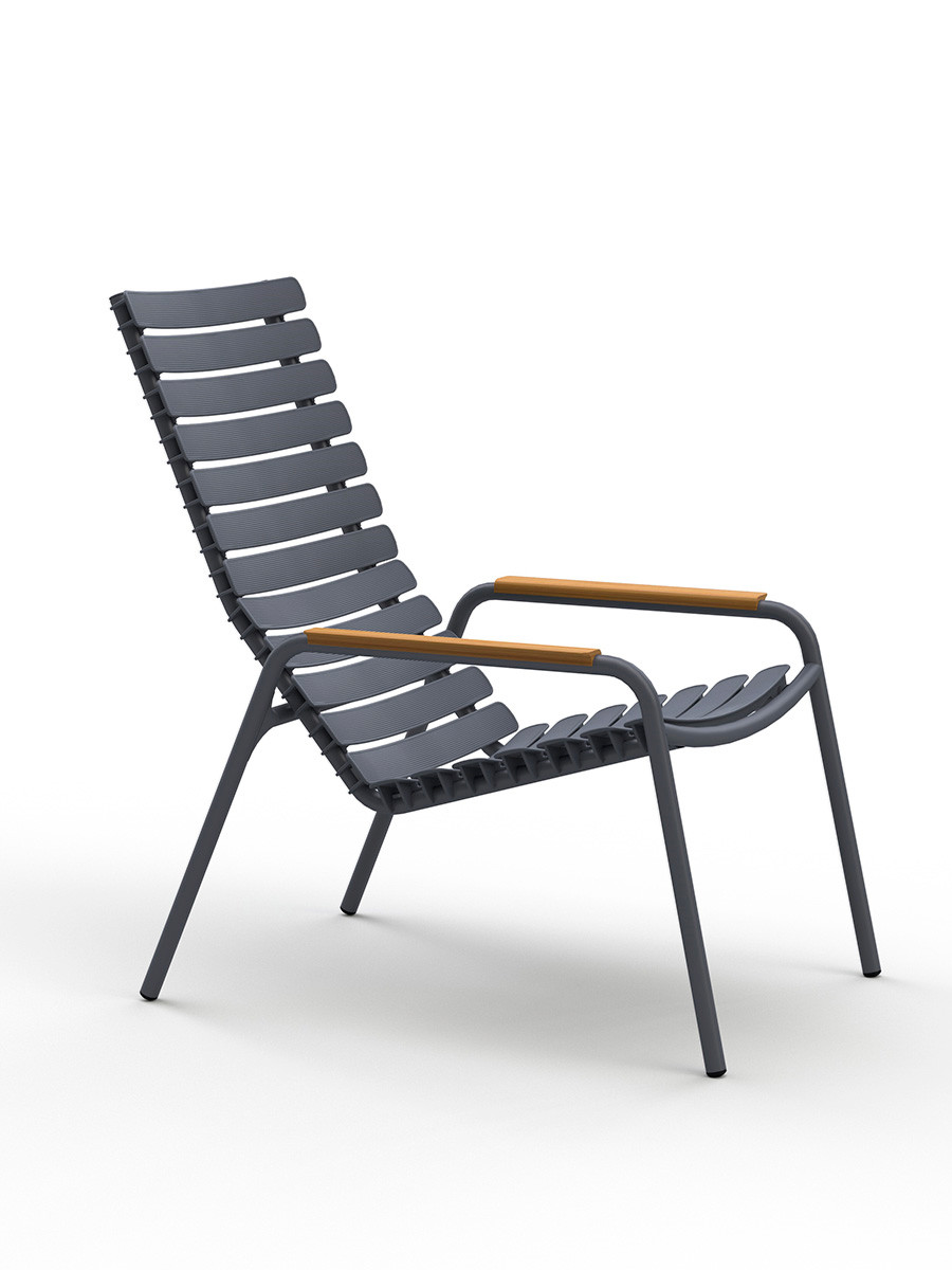 ReClips lounge chair bamboo fra Houe (Dark grey)