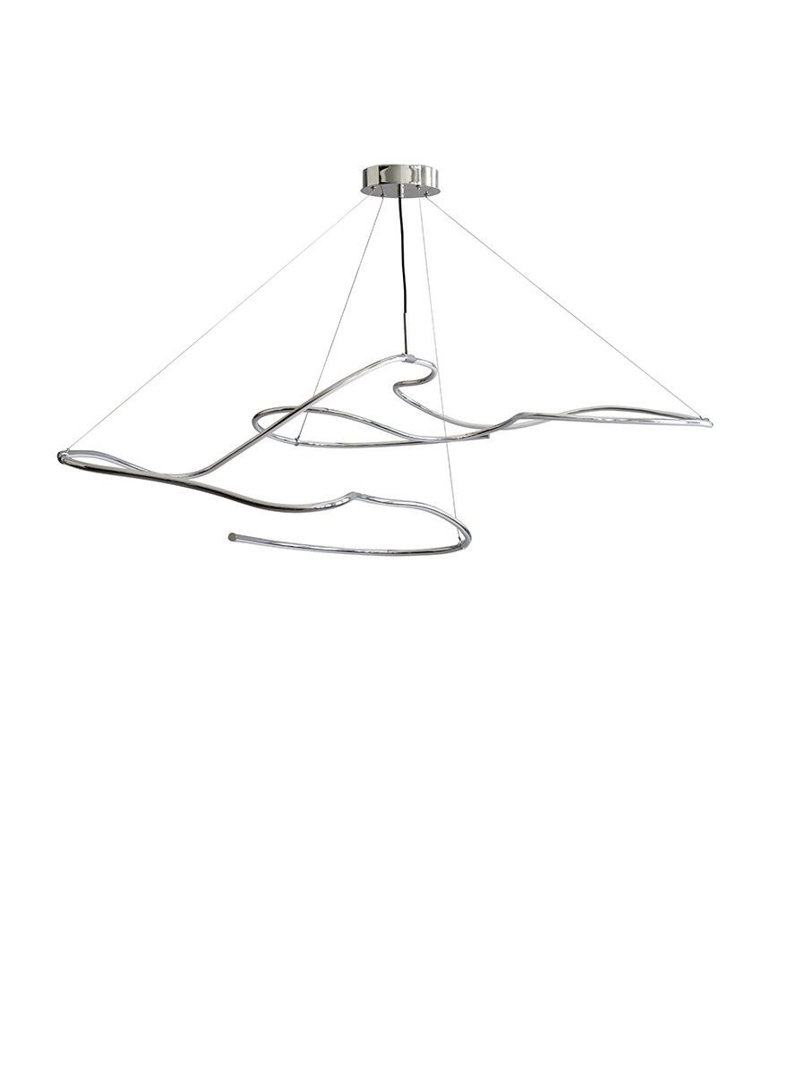 Ghost Chandelier, Big, Chrome fra 101 Copenhagen