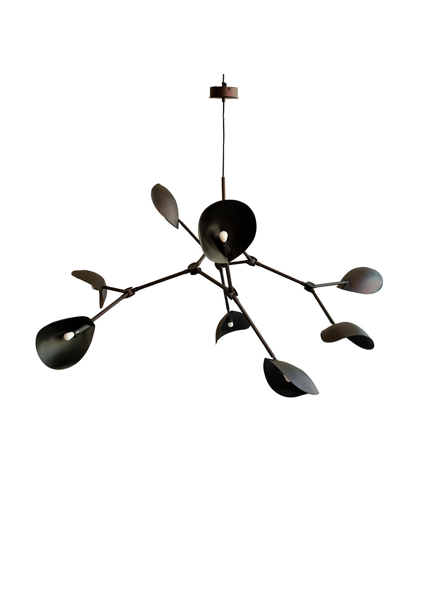 Stingray Chandelier, grande fra 101 Copenhagen (Burned Black)