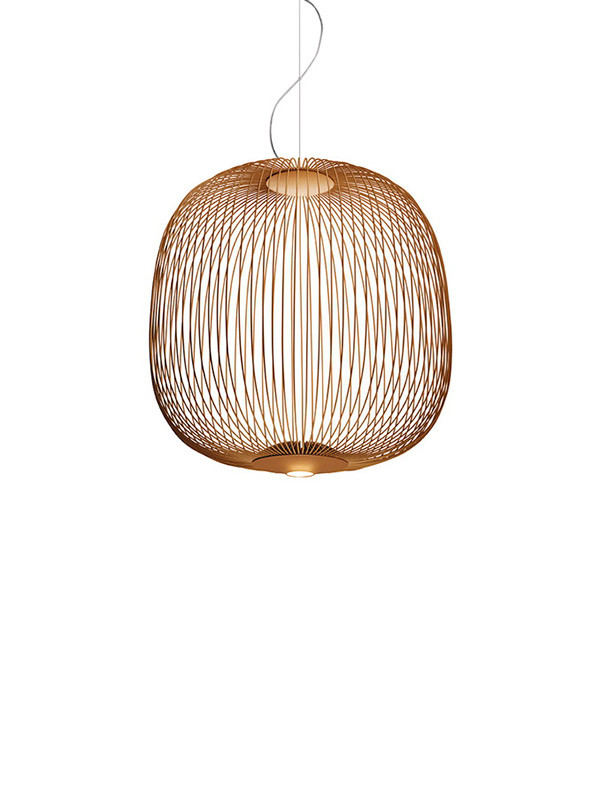 Spokes 2 Pendel fra Foscarini (Mellem, Kobber, LED - med lysdæmper)