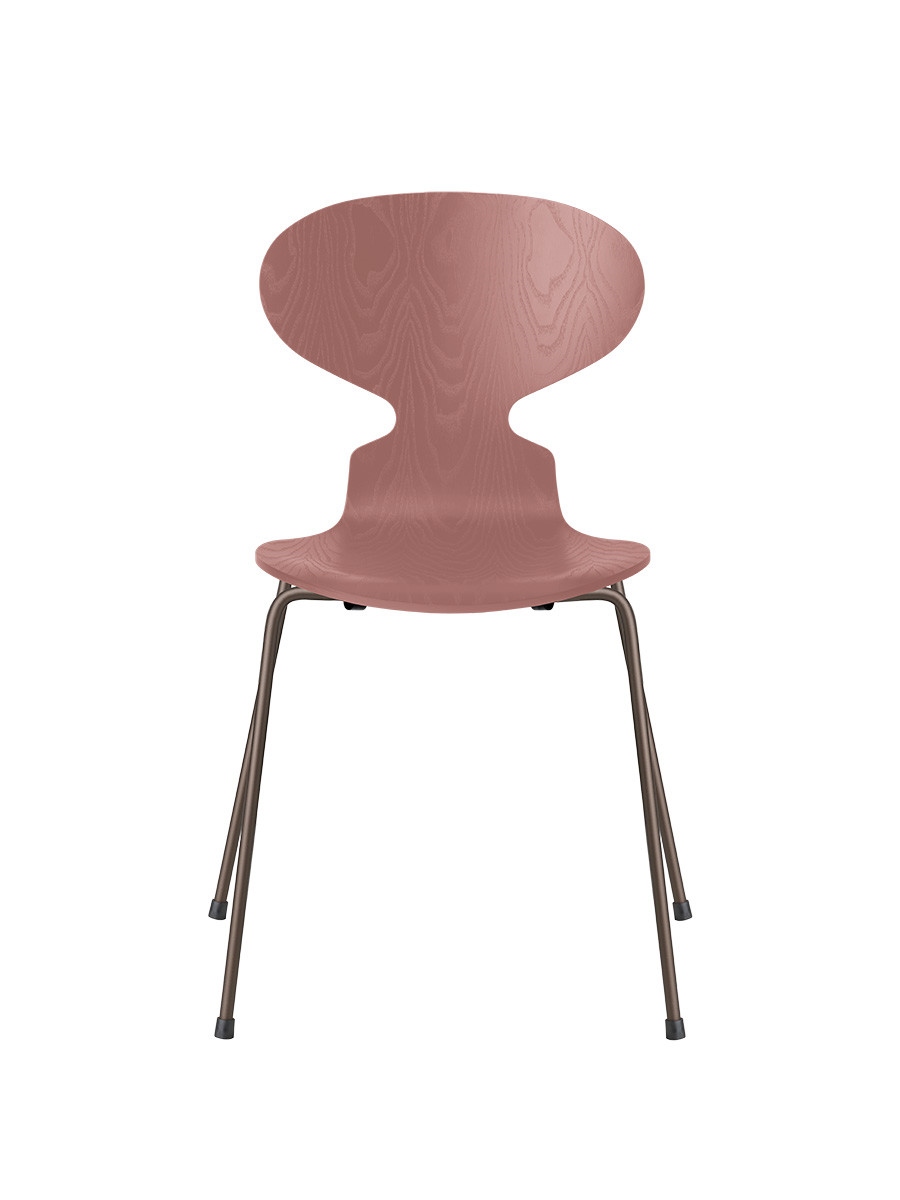 Billede af 3101 Myren Stol i farvet ask af Arne Jacobsen (Wild Rose, Brown Bronze)