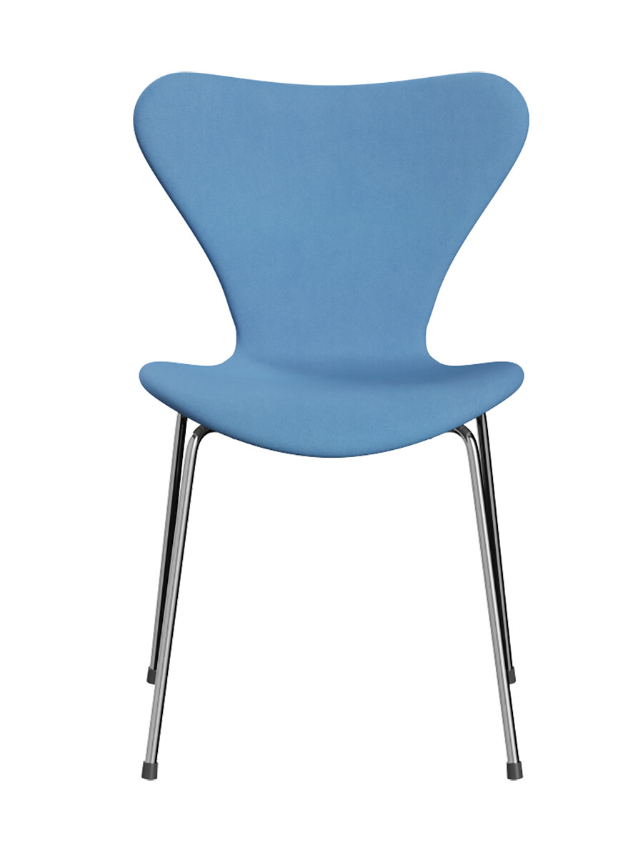 Billede af 3107 Serie 7, fuldpolstret af Arne Jacobsen (Divina, 712 Klar blå)