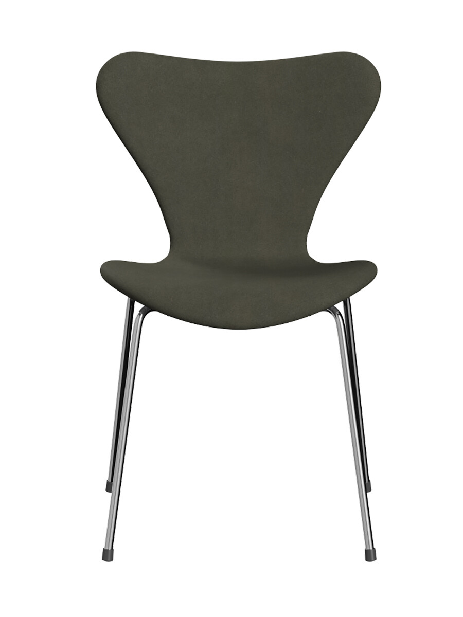 Billede af 3107 Serie 7, fuldpolstret af Arne Jacobsen (Divina, 944 Millitærgrøn)