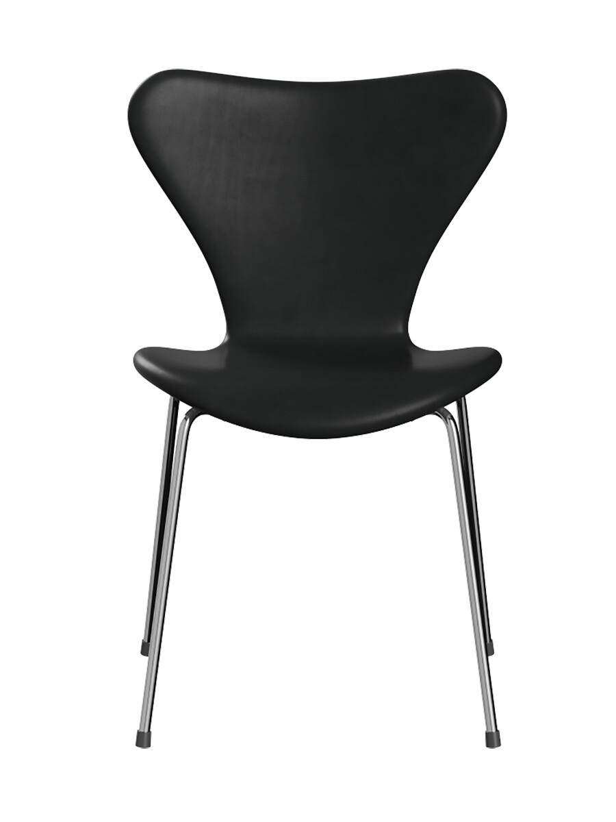 Billede af 3107 Serie 7, fuldpolstret af Arne Jacobsen (Sort, Grace læder)