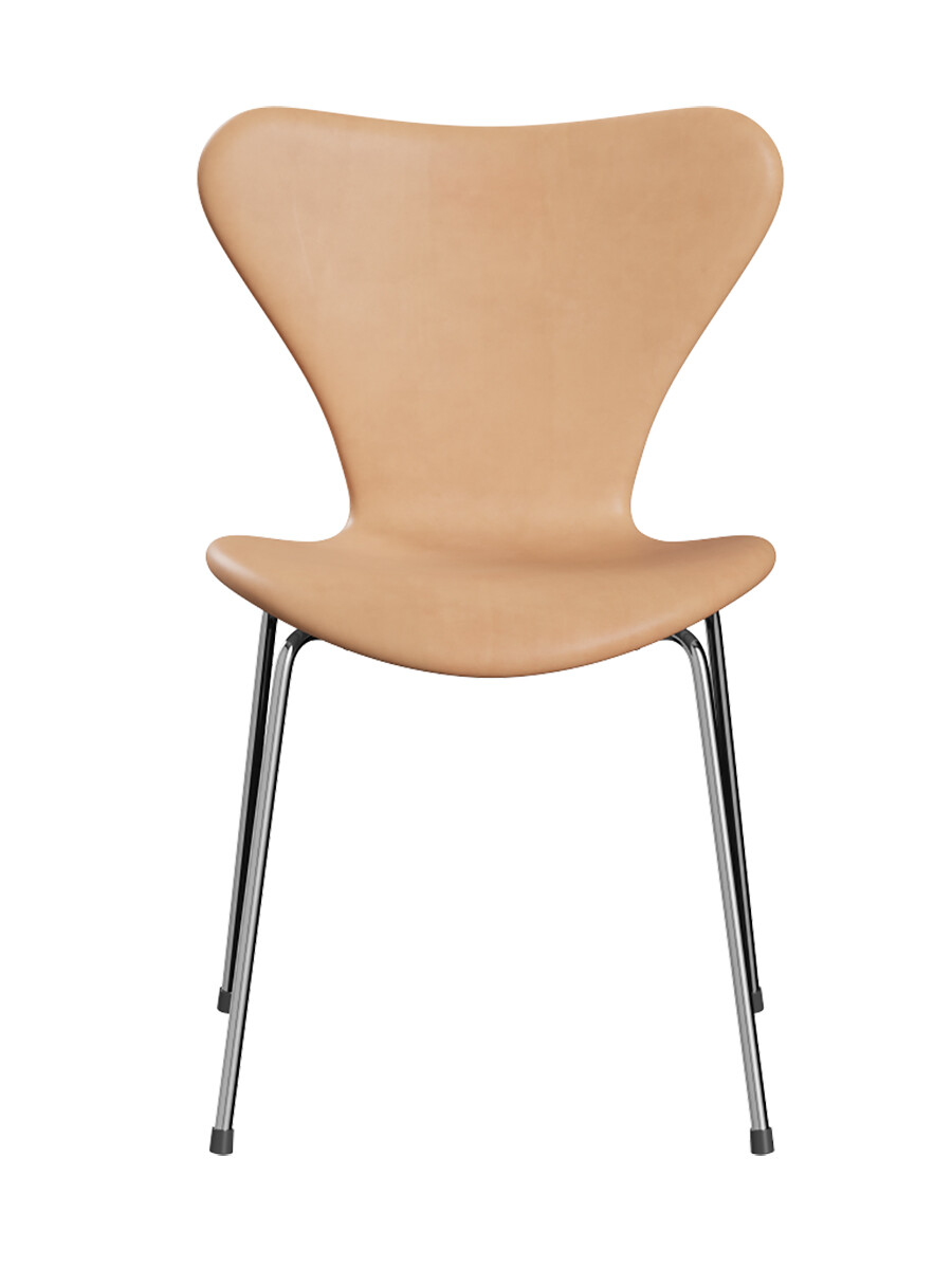 Billede af 3107 Serie 7, fuldpolstret af Arne Jacobsen (Natur læder, Natur)