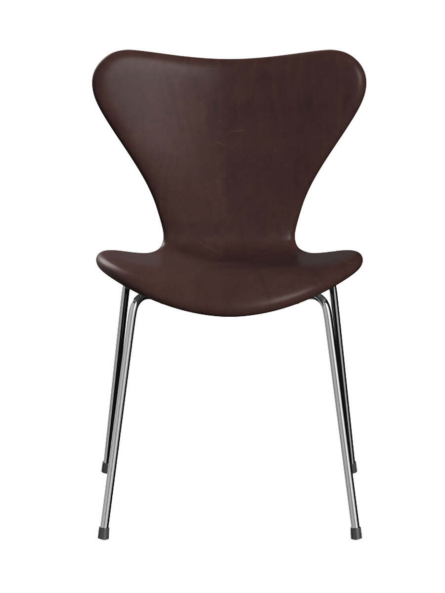 Billede af 3107 Serie 7, fuldpolstret af Arne Jacobsen (Chokolade, Embrace læder)