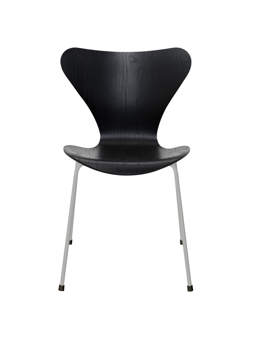 Billede af 3107 stol, farvet ask sort/nine grey stel af Arne Jacobsen