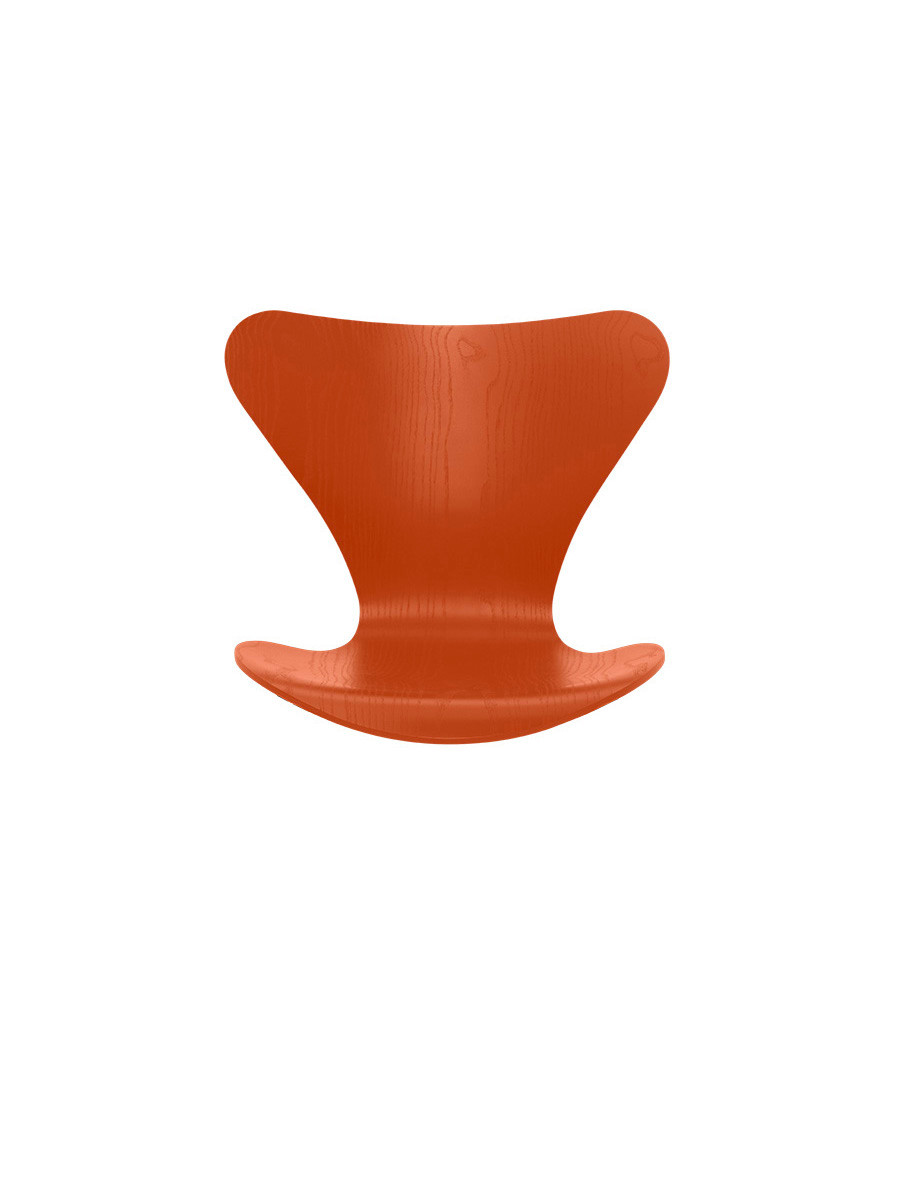 Skal til 3107 Stol fra Fritz Hansen (Farvet ask, Paradise orange)