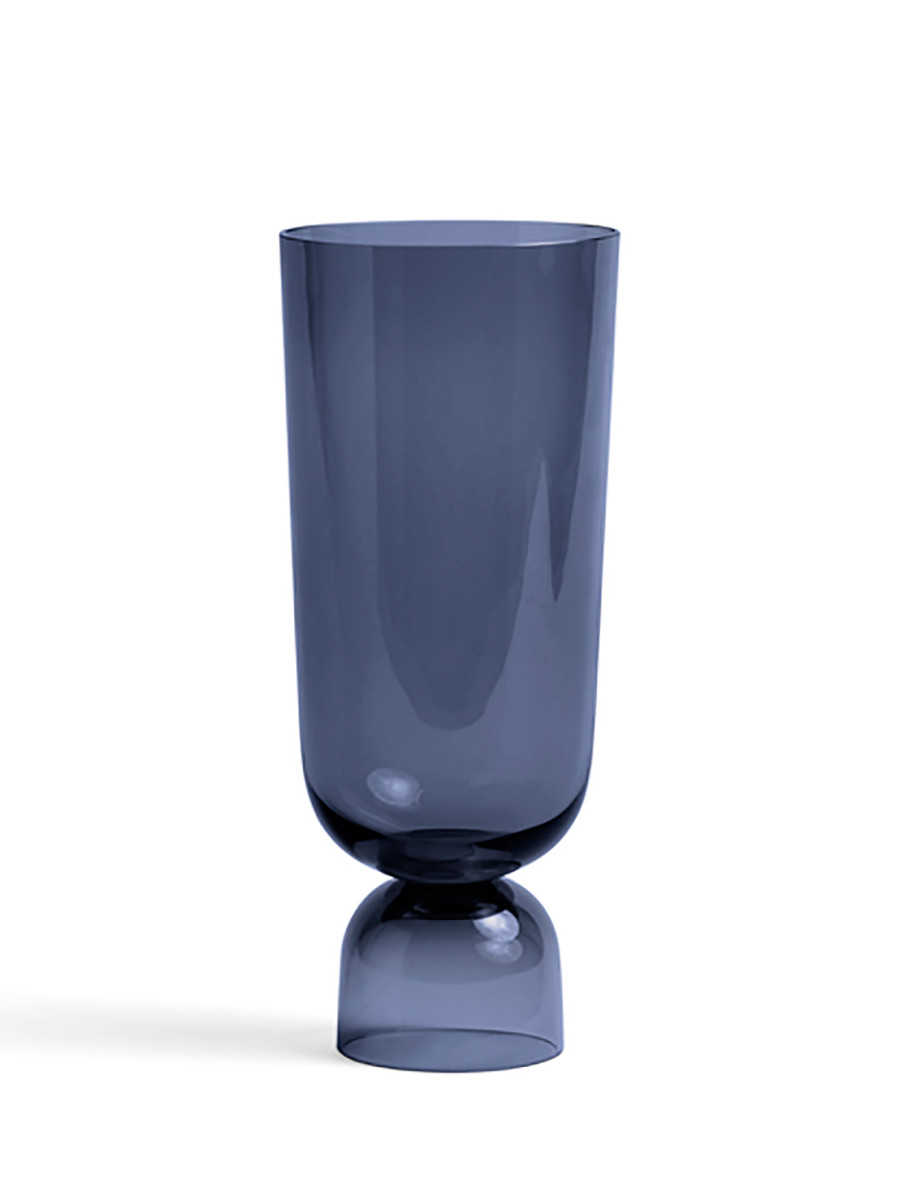 Bottoms Up vase, navy blue fra Hay