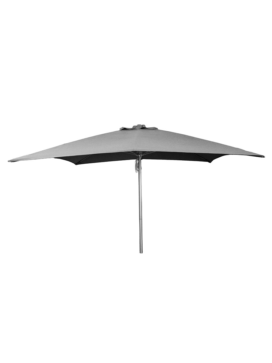 Shadow parasol 3×3 med snoretræk fra Cane-line (Anthracite)