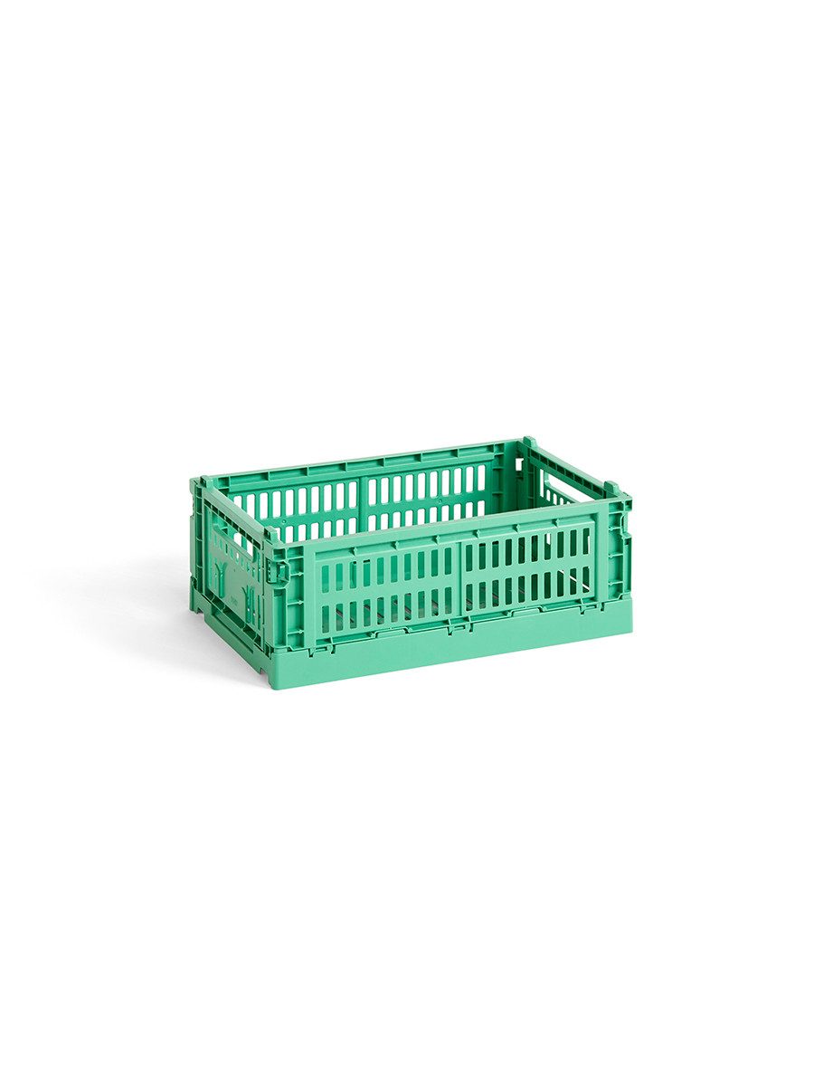 Colour crate S, dark mint fra Hay