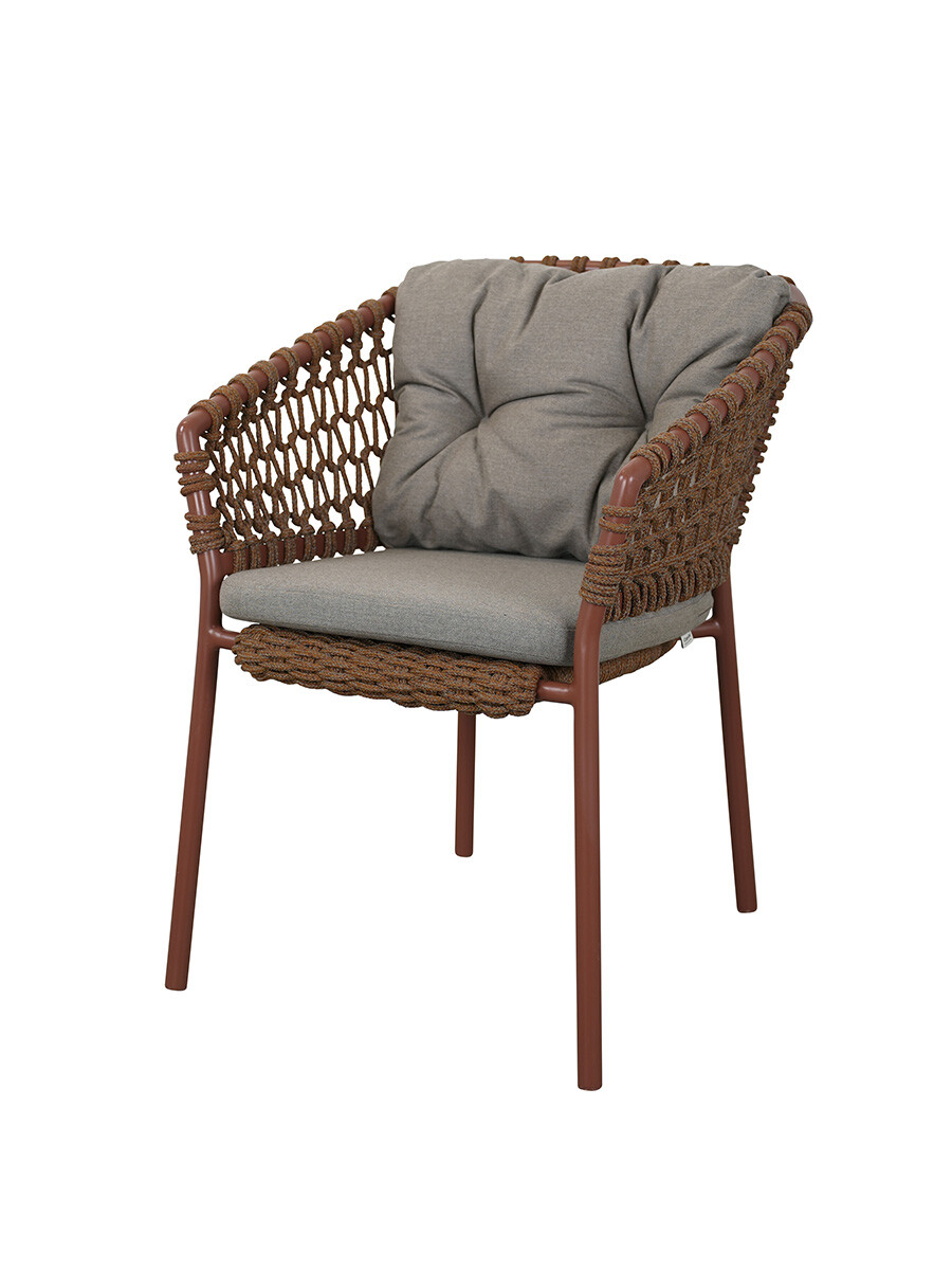 Ocean Stol, Soft Rope fra Cane-line (Taupe, Cane-line Natté, Umber Brown)