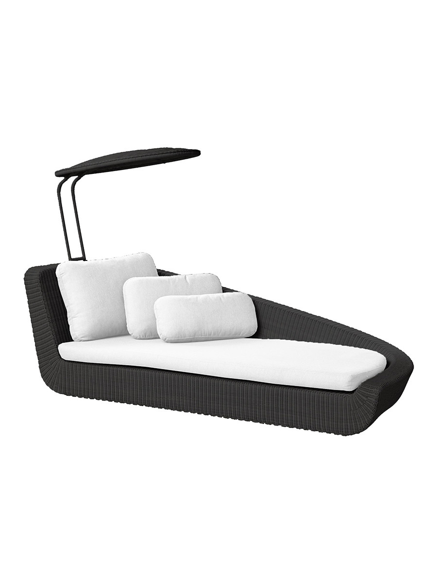 Billede af Savannah Daybed, venstre fra Cane-line (Hvid, Cane-line Natte hynde)