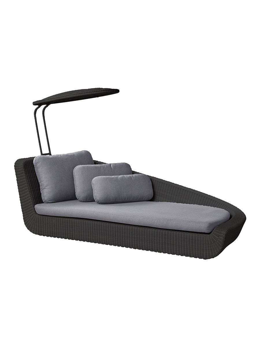 Billede af Savannah Daybed, venstre fra Cane-line (Grå, Cane-line Natte hynde)
