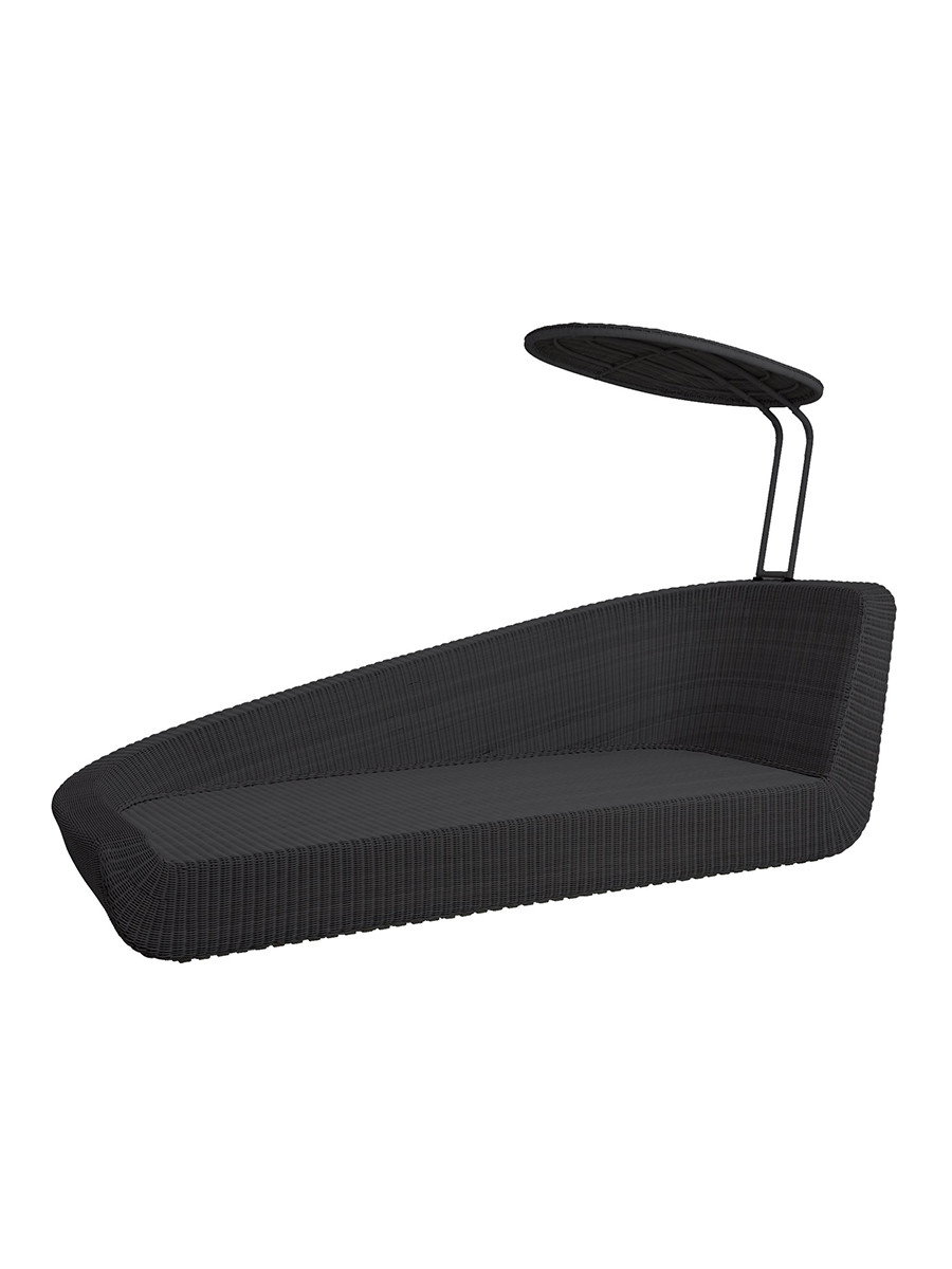 Billede af Savannah Daybed, højre fra Cane-line (Ingen hynde)