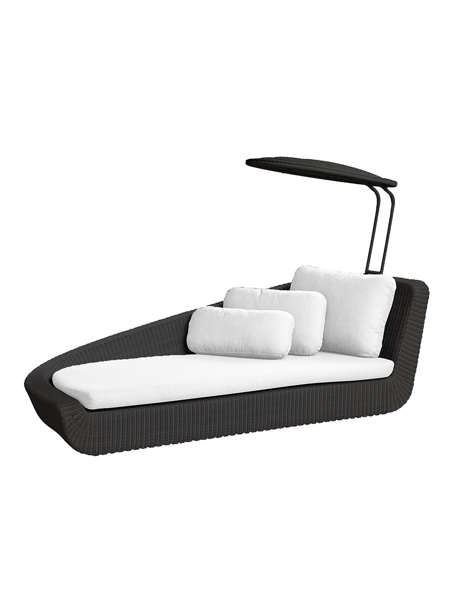 Billede af Savannah Daybed, højre fra Cane-line (Hvid, Cane-line Natte hynde)