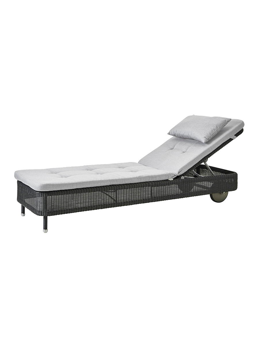 Presley solvogn fra Cane-line (Graphite, Light grey, Cane-line Natté)