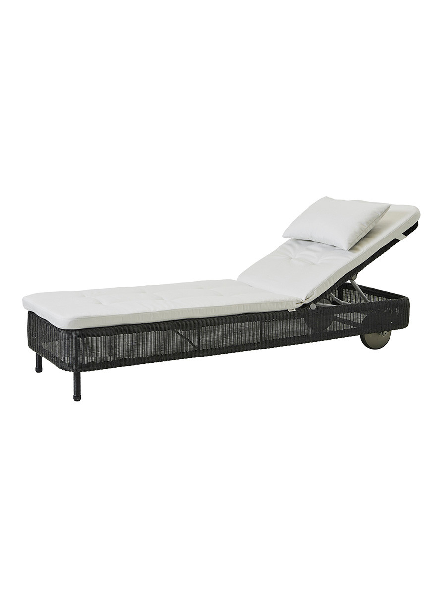 Presley solvogn fra Cane-line (Sort, White, Cane-line Natté)
