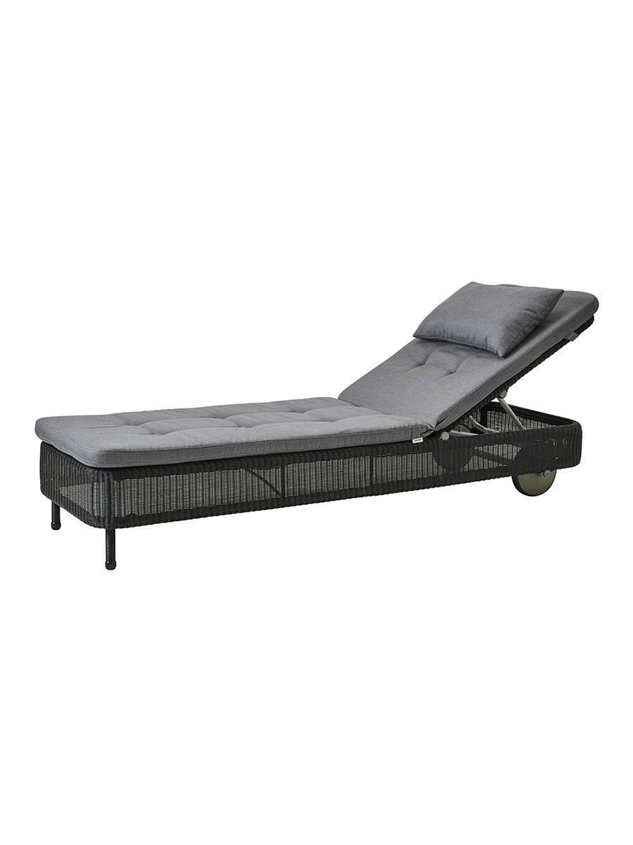 Presley solvogn fra Cane-line (Sort, Grey, Cane-line Natté)