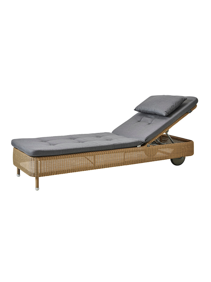 Presley solvogn fra Cane-line (Natural, Grey, Cane-line Natté)