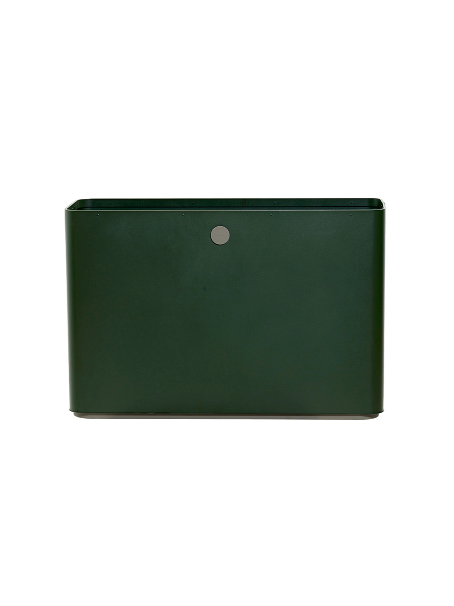 Grow plantekasse, rektangulær fra Cane-line (Dark green/Taupe)