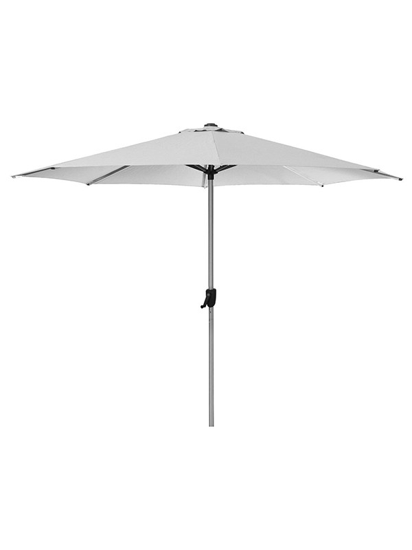 Sunshade parasol Ø300 med krank fra Cane-line (Dusty white)