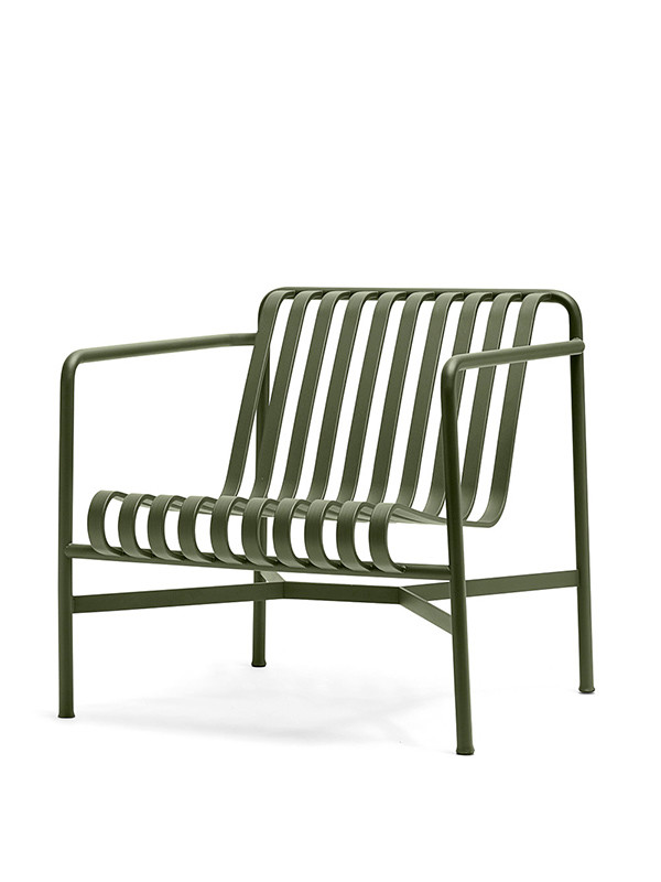 Palissade Lounge Chair Low, olive fra Hay