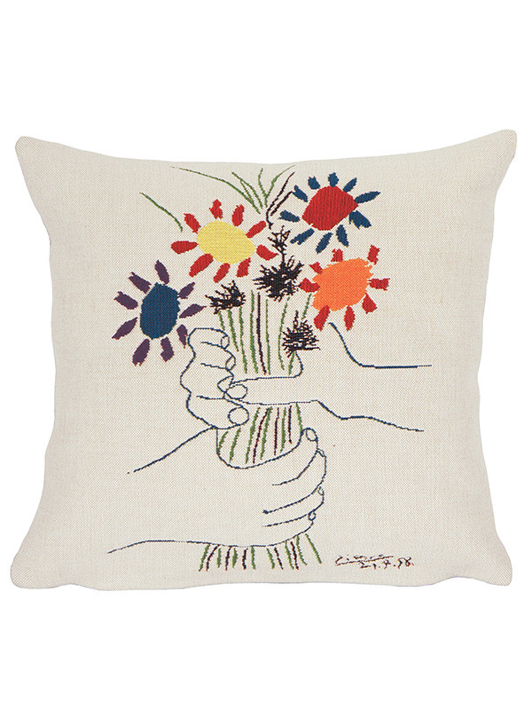 Picasso Fleurs Et Mains pude fra Poulin Design