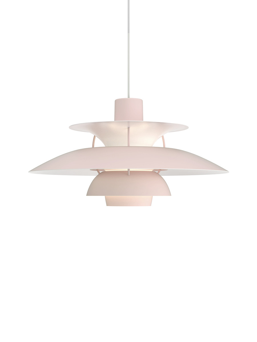 Billede af PH 5 pendel, Monokrom Pale Rose af Poul Henningsen