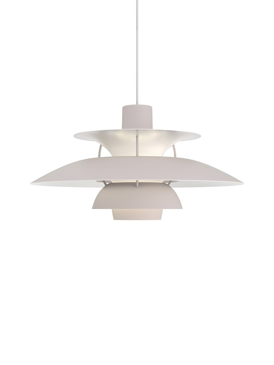 PH 5 pendel, Monokrom Oyster af Poul Henningsen