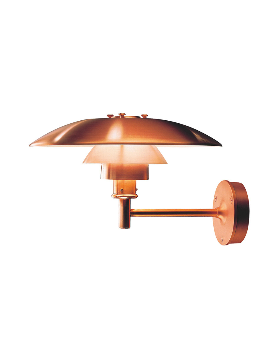 PH Udendørs kobberlampe fra Louis Poulsen (U/SIDE KABELHULLER)