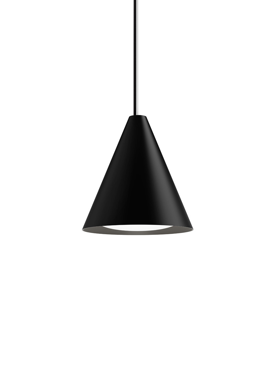 Billede af Keglen Pendel fra Louis Poulsen (Ø 250 mm, Sort)