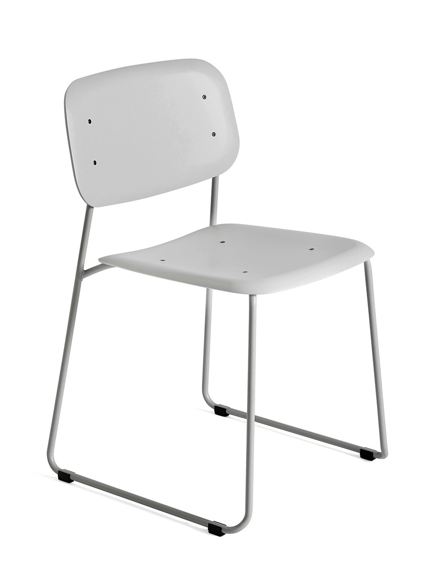 Soft Edge 55 Sled stol fra Hay (Soft grey / soft grey)
