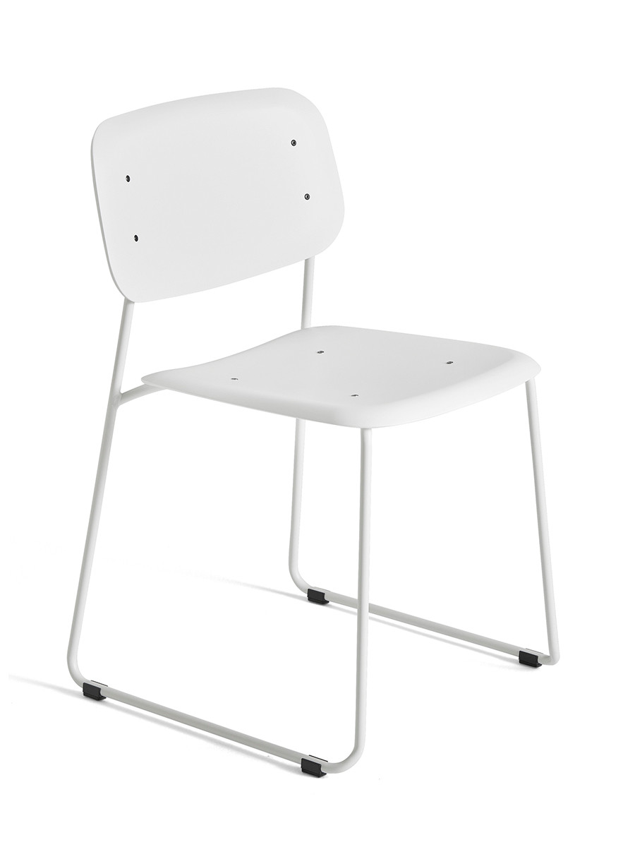 Soft Edge 55 Sled stol fra Hay (Hvid / hvid)